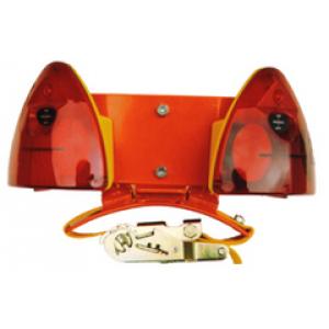 Dual Pole Bug™ LED strobe & 2-Flag Holder